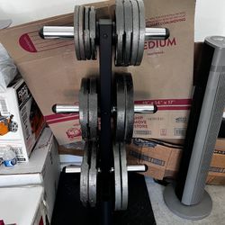 Barbell Plates and Olympic Barbells 