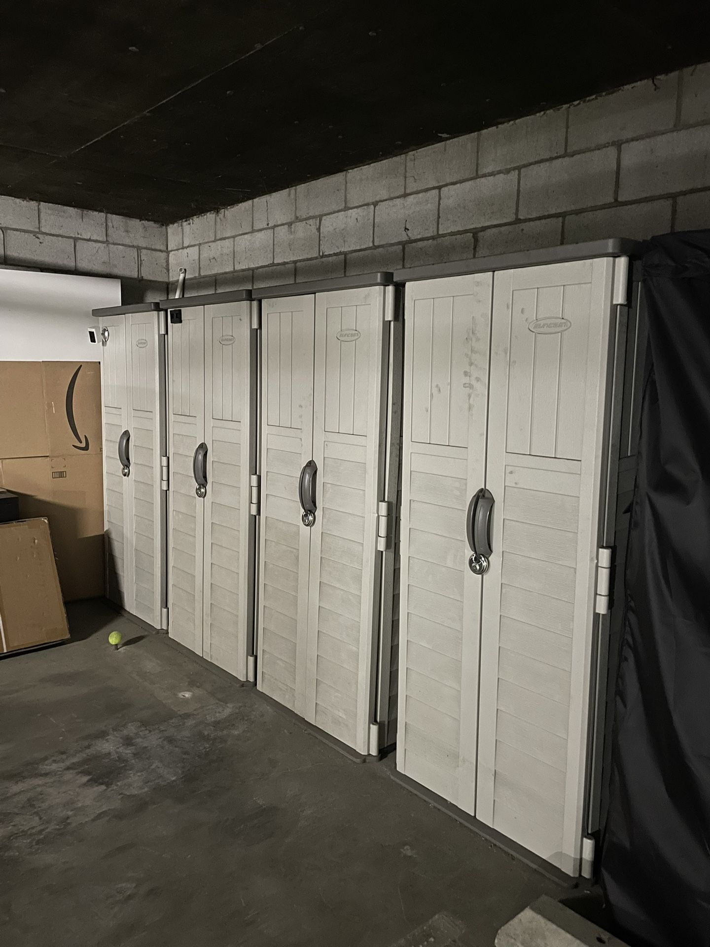 Suncast Vertical Outdoor Storage Shed, 2 Available