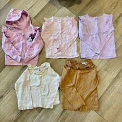 6 Shirts + 1 Zip up Hoodie 4T