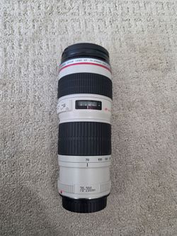 Canon EF 70-200mm L USM zoom camera lens!