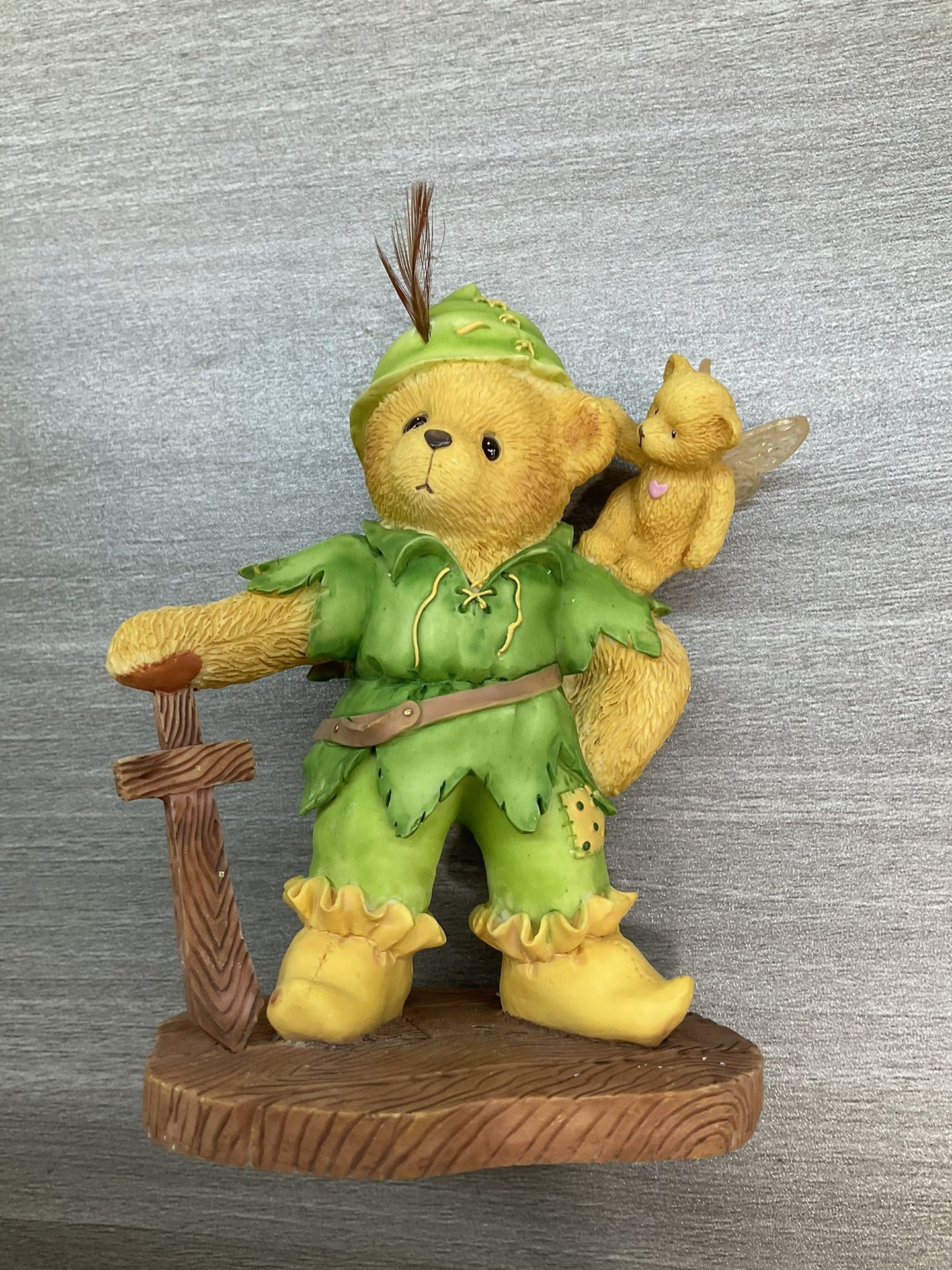 NIB CHERISHED TEDDIES BRETT PETER PAN COME TO WONDERLAND WITH ME