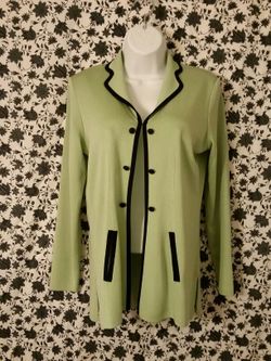 Beautiful NWT Misook XS Jacket Blazer Top Cardigan Lightweight