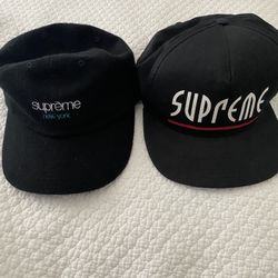 (2) Supreme Hats 