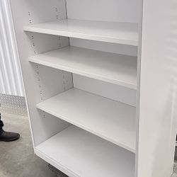 White Bookcases 