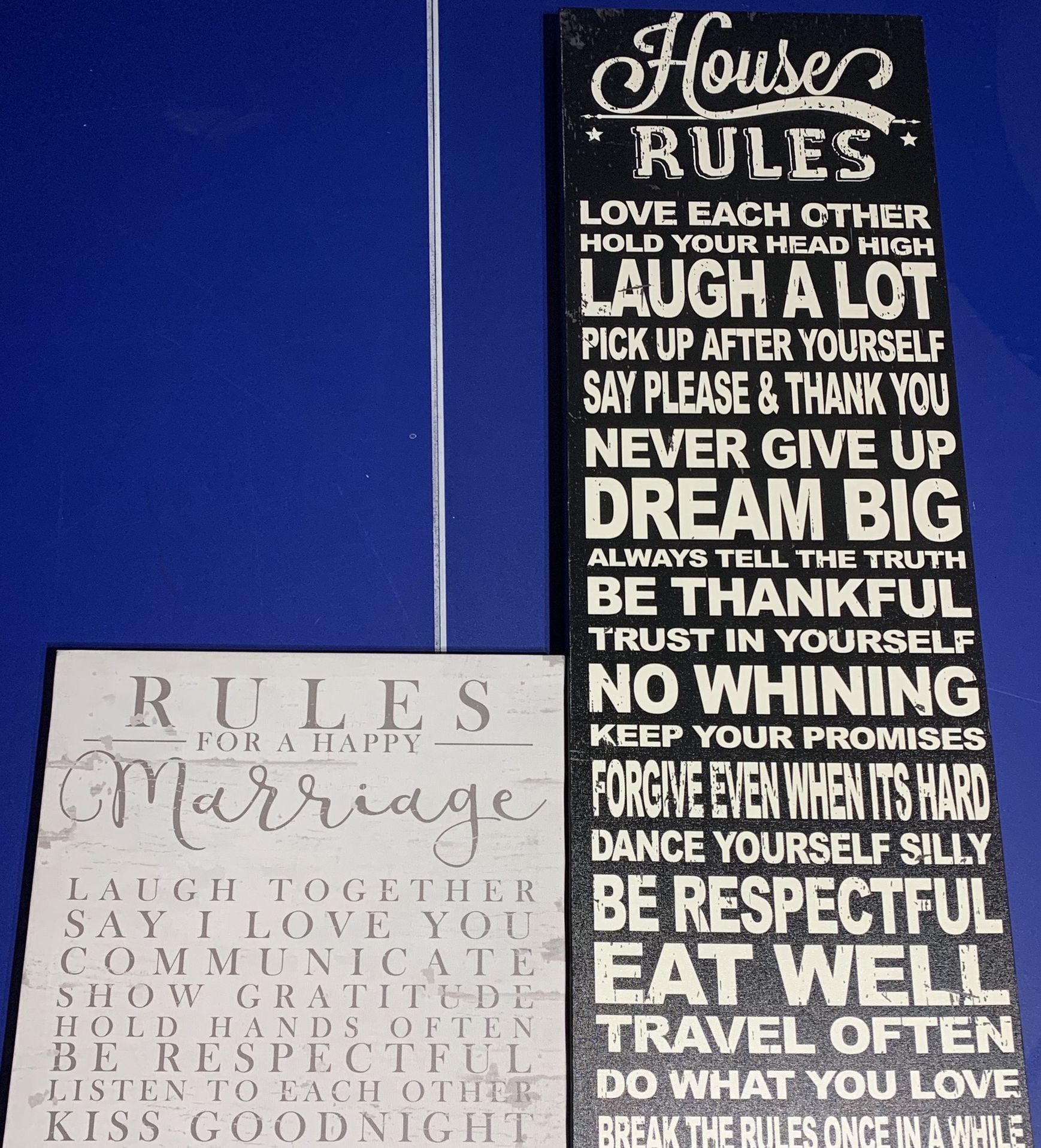 House/marriage Rules Canvas