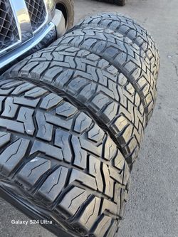 4 Used Tires Lt35x12.50r20 Toyo RT Open Country ,DOT 2023, LR , E , 10 PLY $399.00