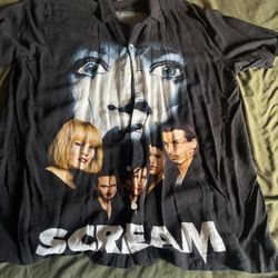 Scream Double Print Button Down