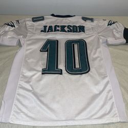 Authentic Desean Jackson Philadelphia Eagles Jersey White Clean Mens 48 Reebok