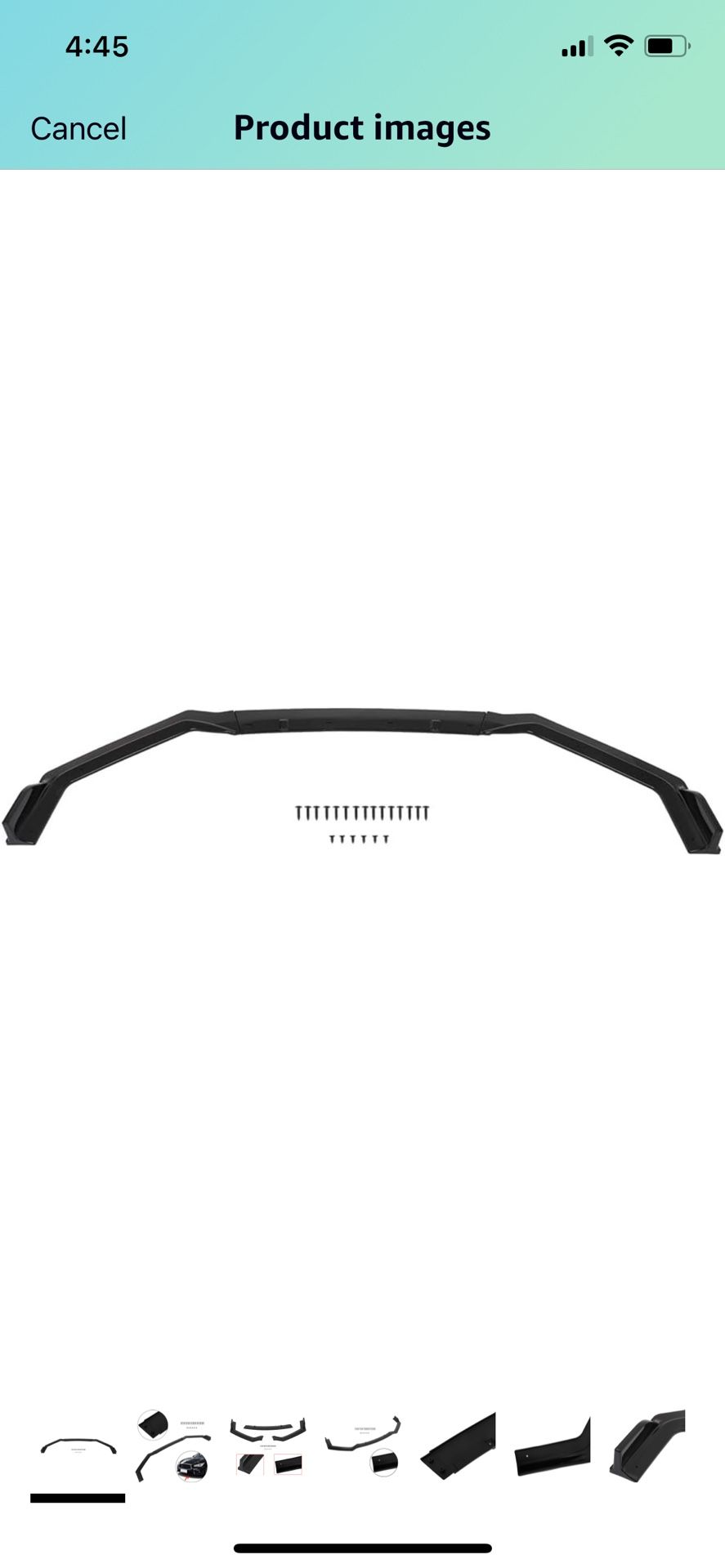 Front Bumper Spoiler Infiniti Q50 sport 2018-2020