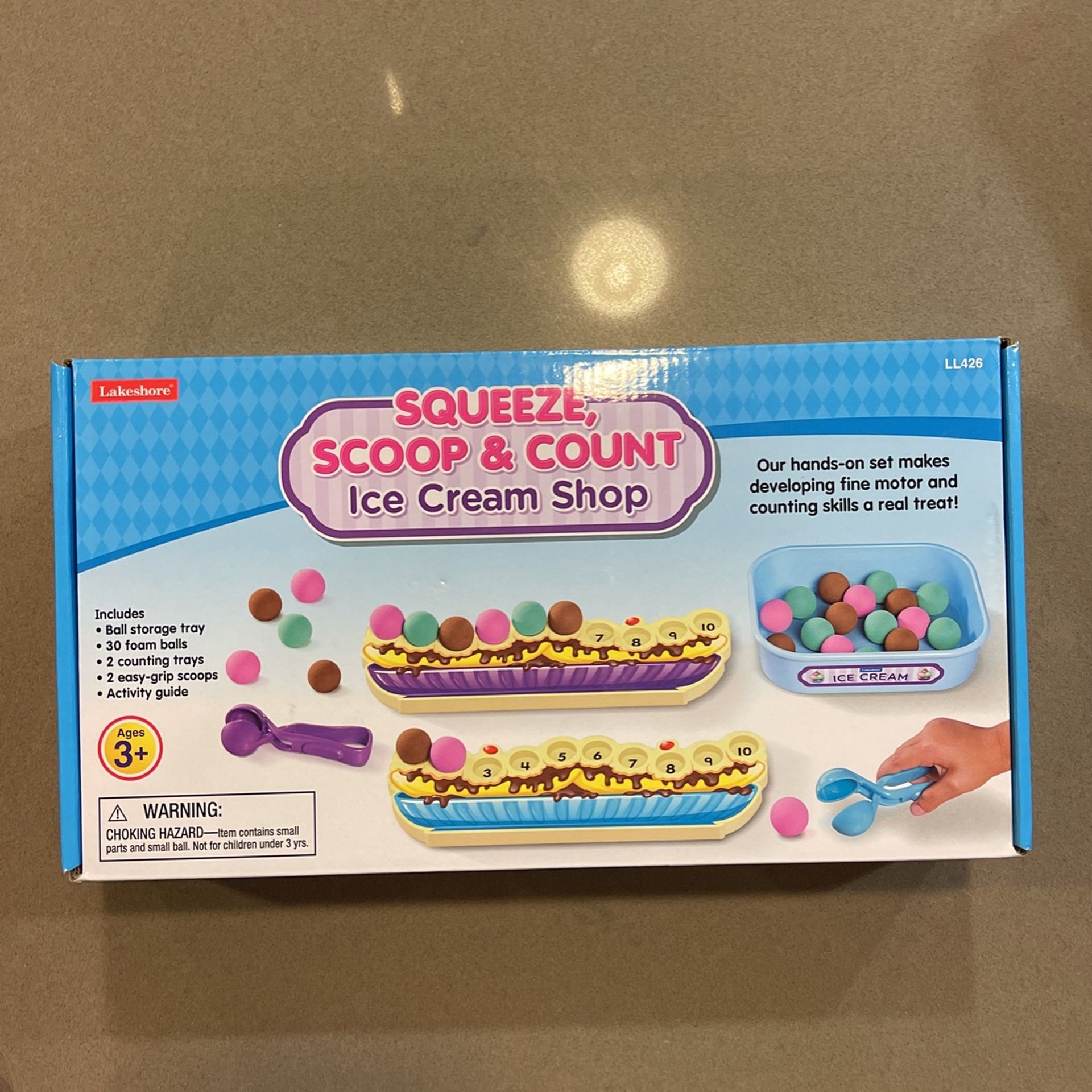 Lakeshore Squeeze Scoop And Count Ice Cream Shop