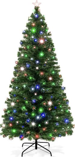 BRAND NEW 8ft Pre-Lit Artificial Christmas Tree