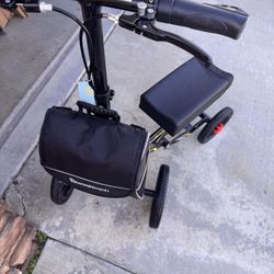  KNEE Scooter, Large Tires And 13” Seat.  Heavy Support 350 Lbs Weight.   New!