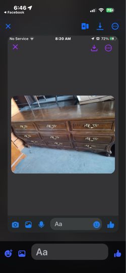 ❤️BEAUTIFUL SOLID WOOD 9 DRAWER DRESSER, CAN BE USED ALSO AS BUFFET, TV STAND❤️