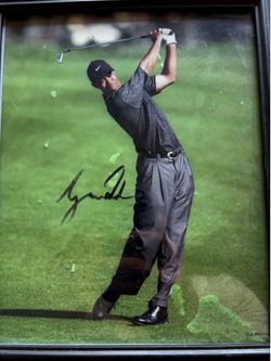 Tiger Woods autograph