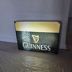 Guinness Beer Sign Internally Illuminated Light Up Sign