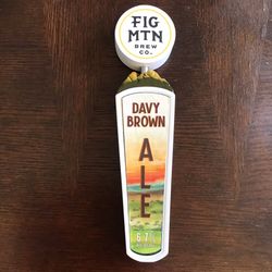 Figueroa Mountain Brew Co. Davy Brown Ale Tap Handle