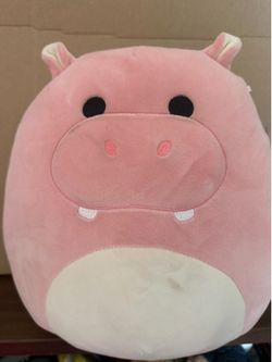 Marshmallow pillow hippo