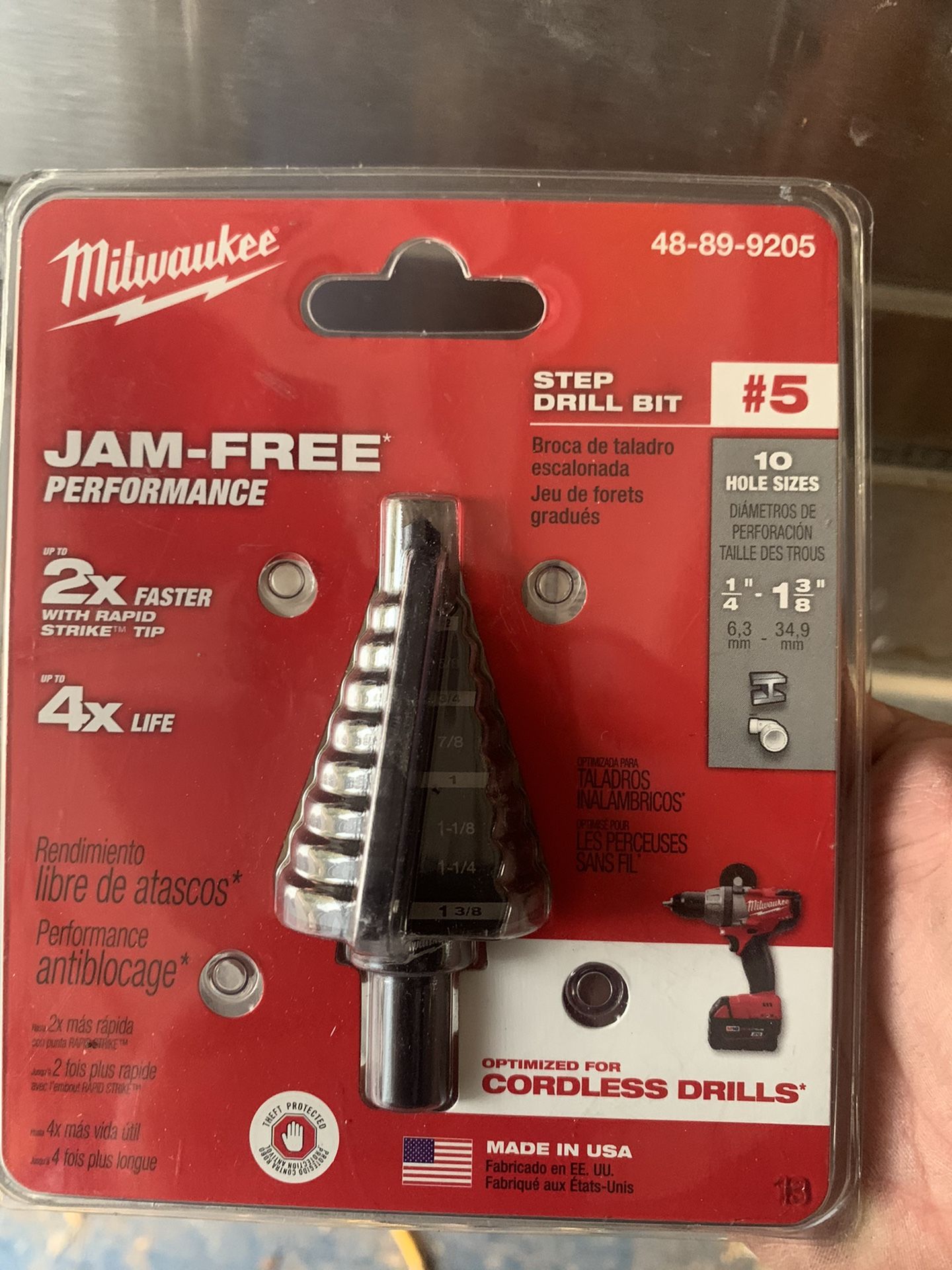 Milwaukee Step Drill #5