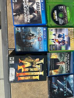 Mixed Lot of Video Games and Movies