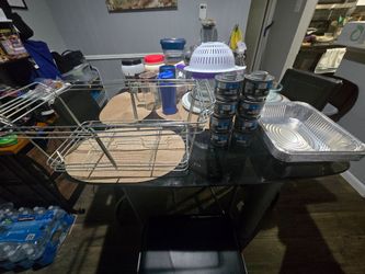 Complete 3-Buffet Catering Set (Racks, Pans, & 6-Hour Fuel) - $20
