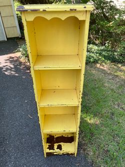 Antique Wood Shelving Unit-Great Restoration Piece
