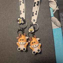 Cow Keychains