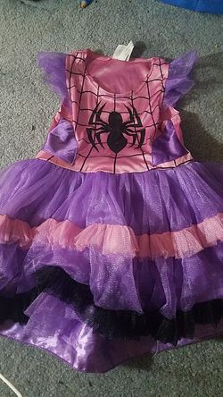 Spider girl costume size 5