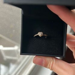 Zales Heart Ring Rose Gold