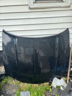 Black hemi charger hood