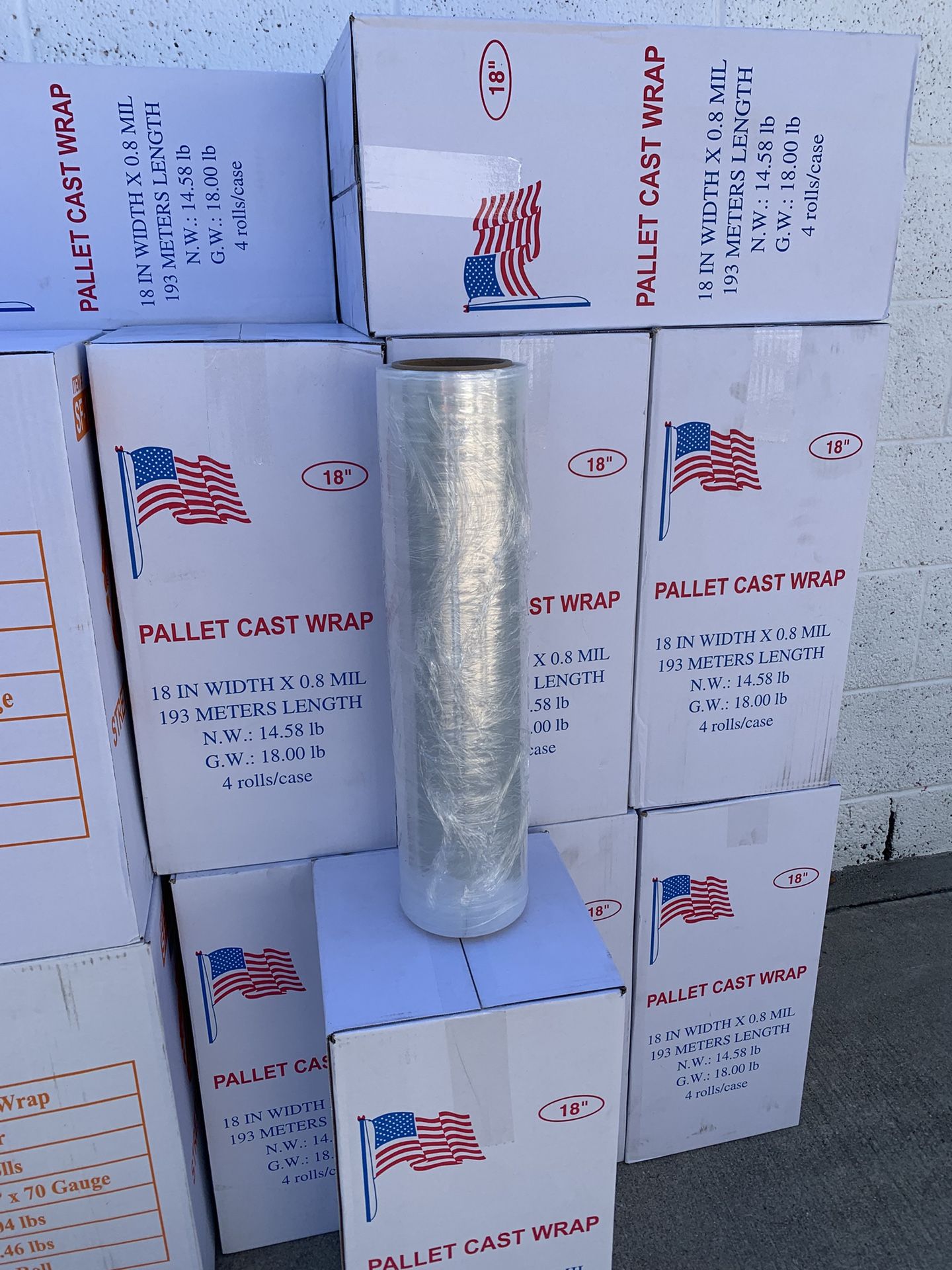 Shrink Wrap Plastic Wrap Delivery Available
