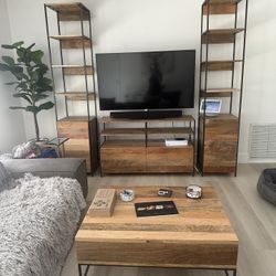 4 Piece Entertainment Center - West Elm
