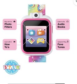 Girls Headphones And Smart Watch Set