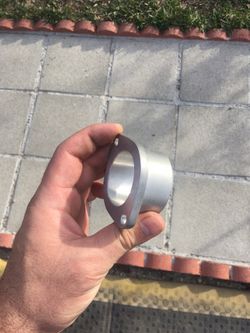Greddy type S aluminum blow off valve flange.