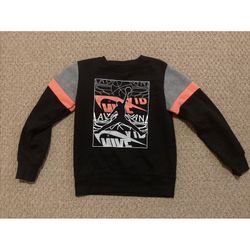 Air Jordan Nike Air Sweatshirt Boy’s M Black pullover long sleeve warm EUC🔥🏀