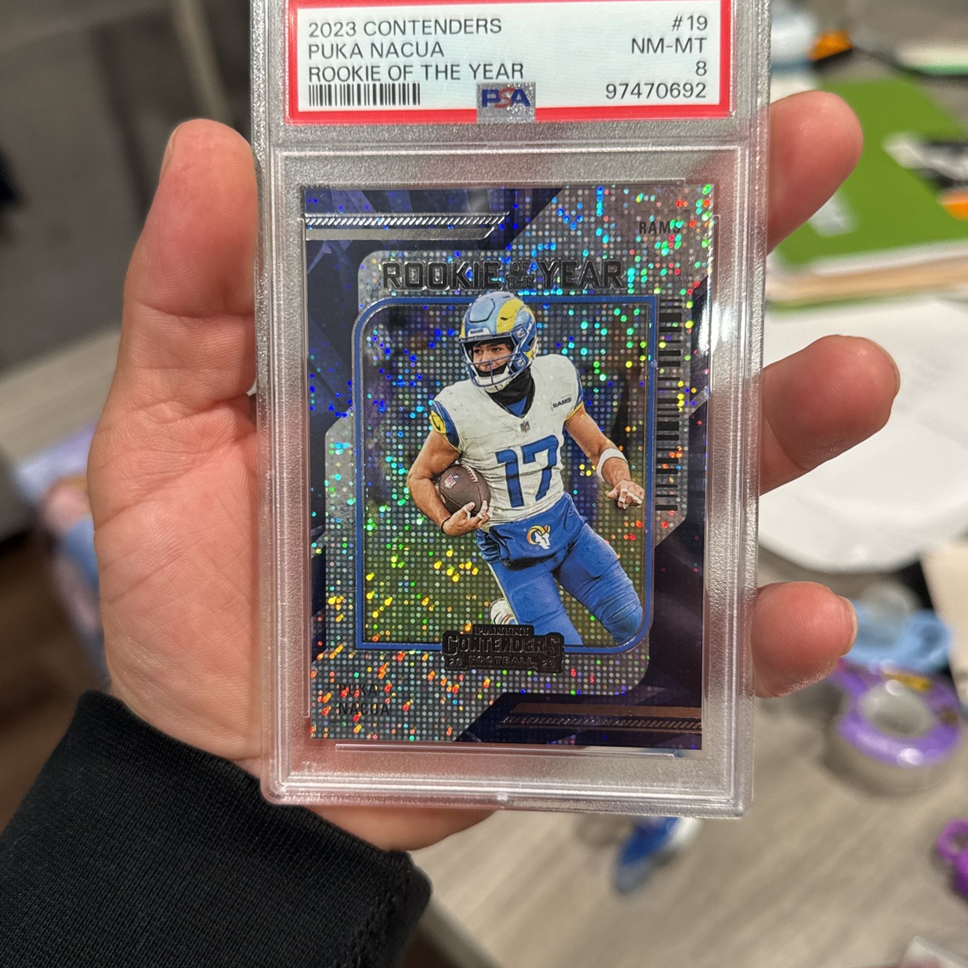 Puka Nacua Rookie of year Card