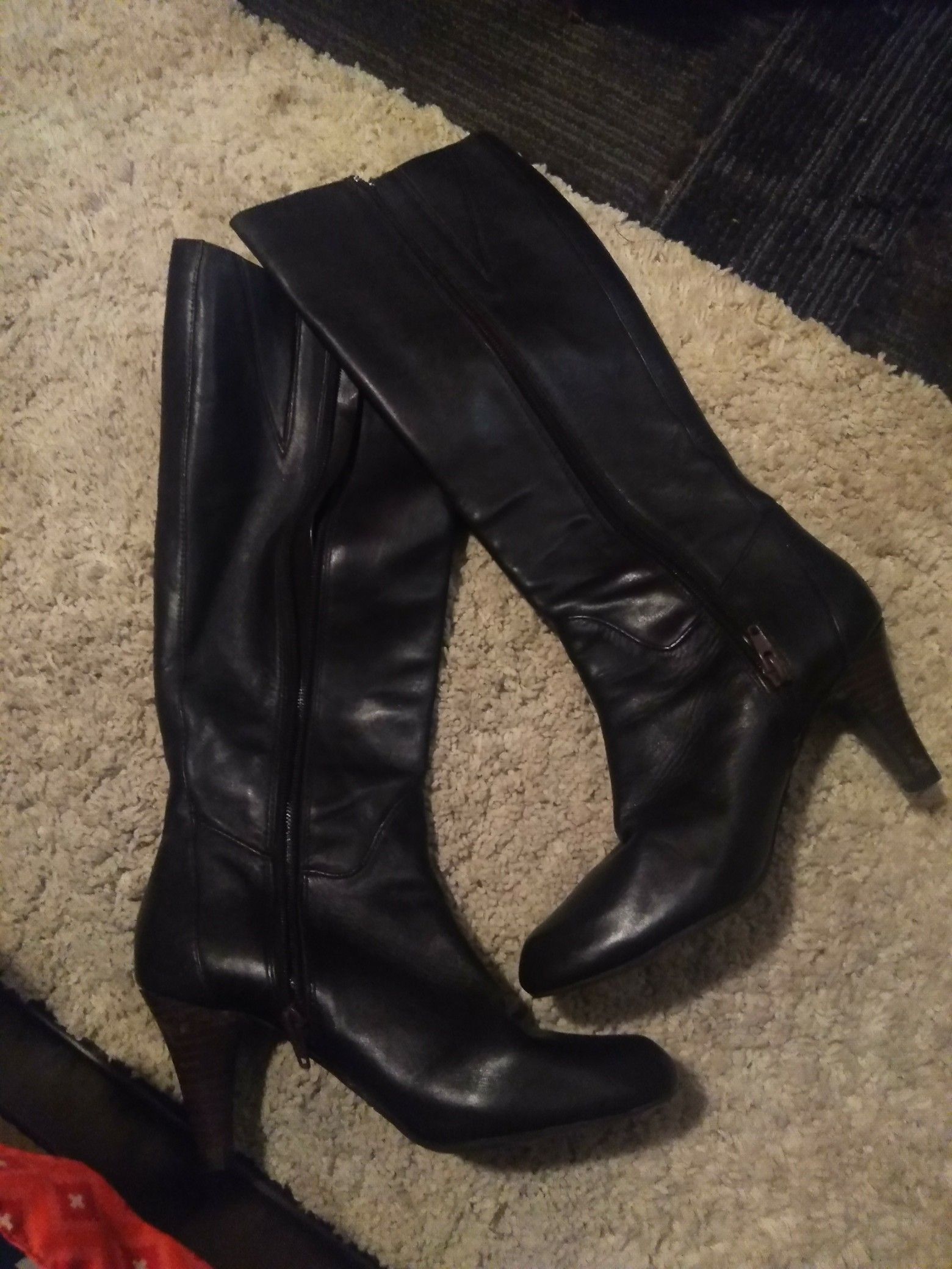 Size 6 Sam Edelman knee high leather boots
