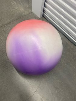 Exercise Yoga Ball Pink Purple Ombre