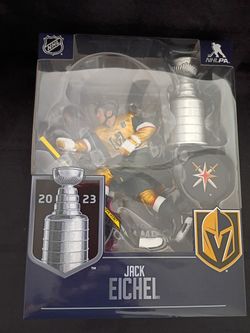 Las Vegas Golden Knights McFarlane 2023 Stanley Cup Champions Jack Eichel 6" Action Figure-NIOP!