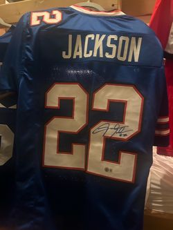 Fred Jackson Signed Custom Jersey *authenticated*