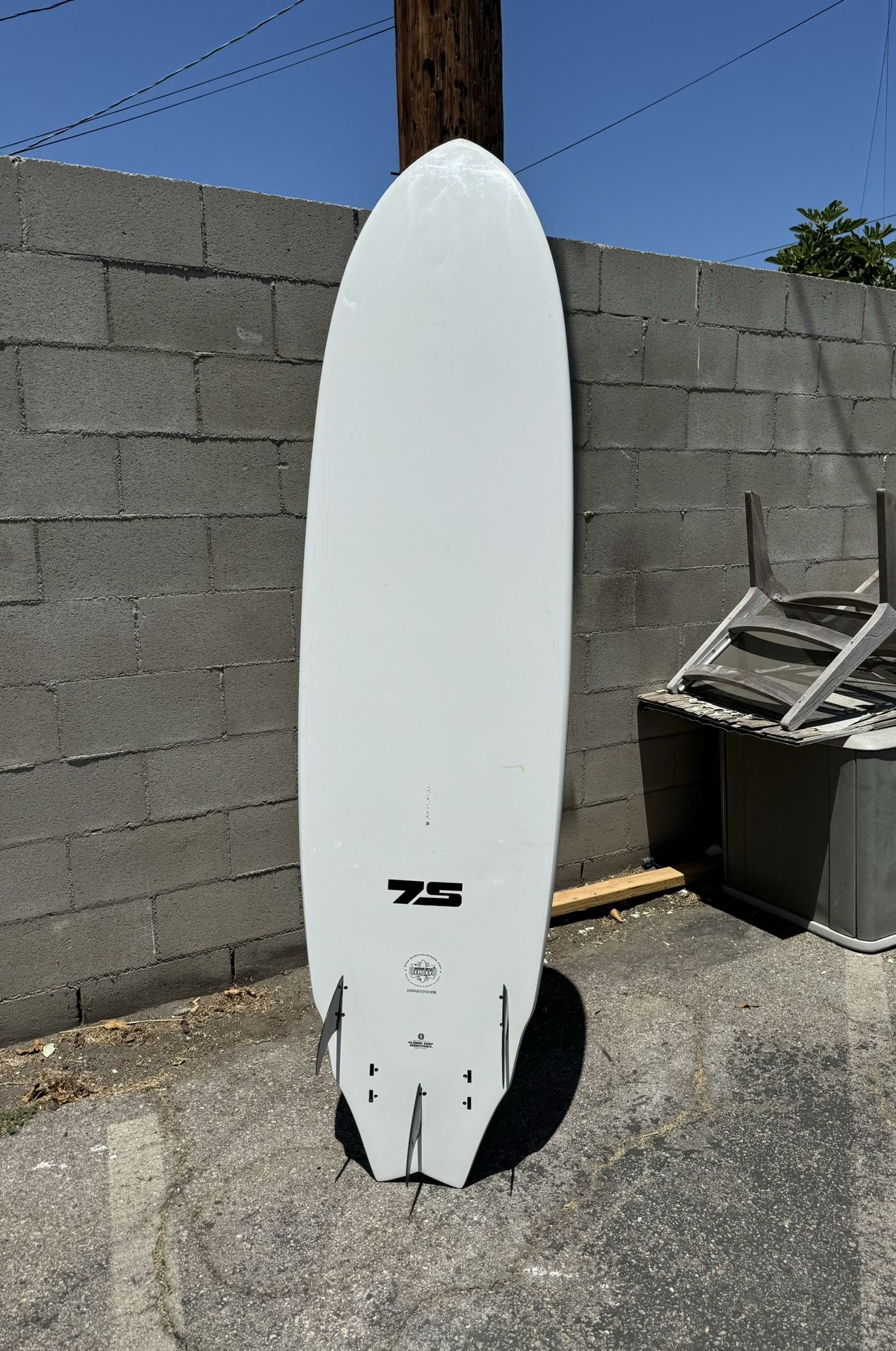 7’3” 7S Fish Surfboard