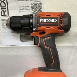 RIDGID. 18V Lithium Ion Cordless 1/2” Drill Driver(Tool Only).