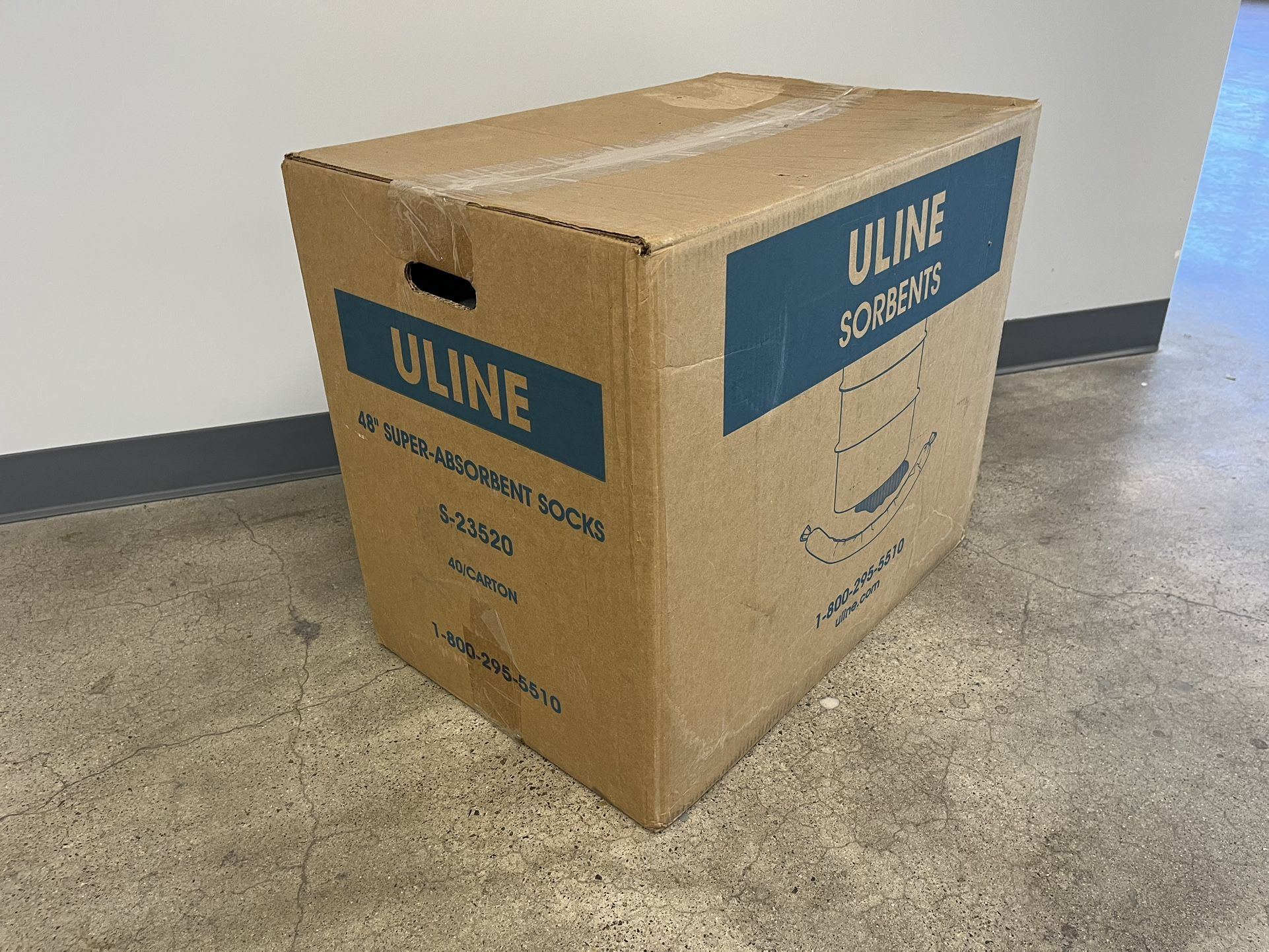 ULINE S-23520 Super–Absorbent Socks 48” (40/carton)