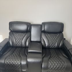 Heated/Massaging Reclining loveseat