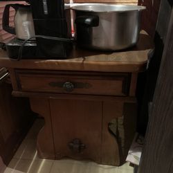 Corner Or Center Table With Drawer