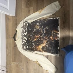 Godspeed Rarity Collection MMXXIV Graphic Skull Crew Neck Long Sleeve T-Shirt XS