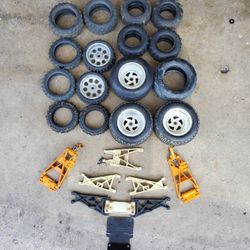 RC Car Team Associated Rc10 Parts And Random Vinatge Tires