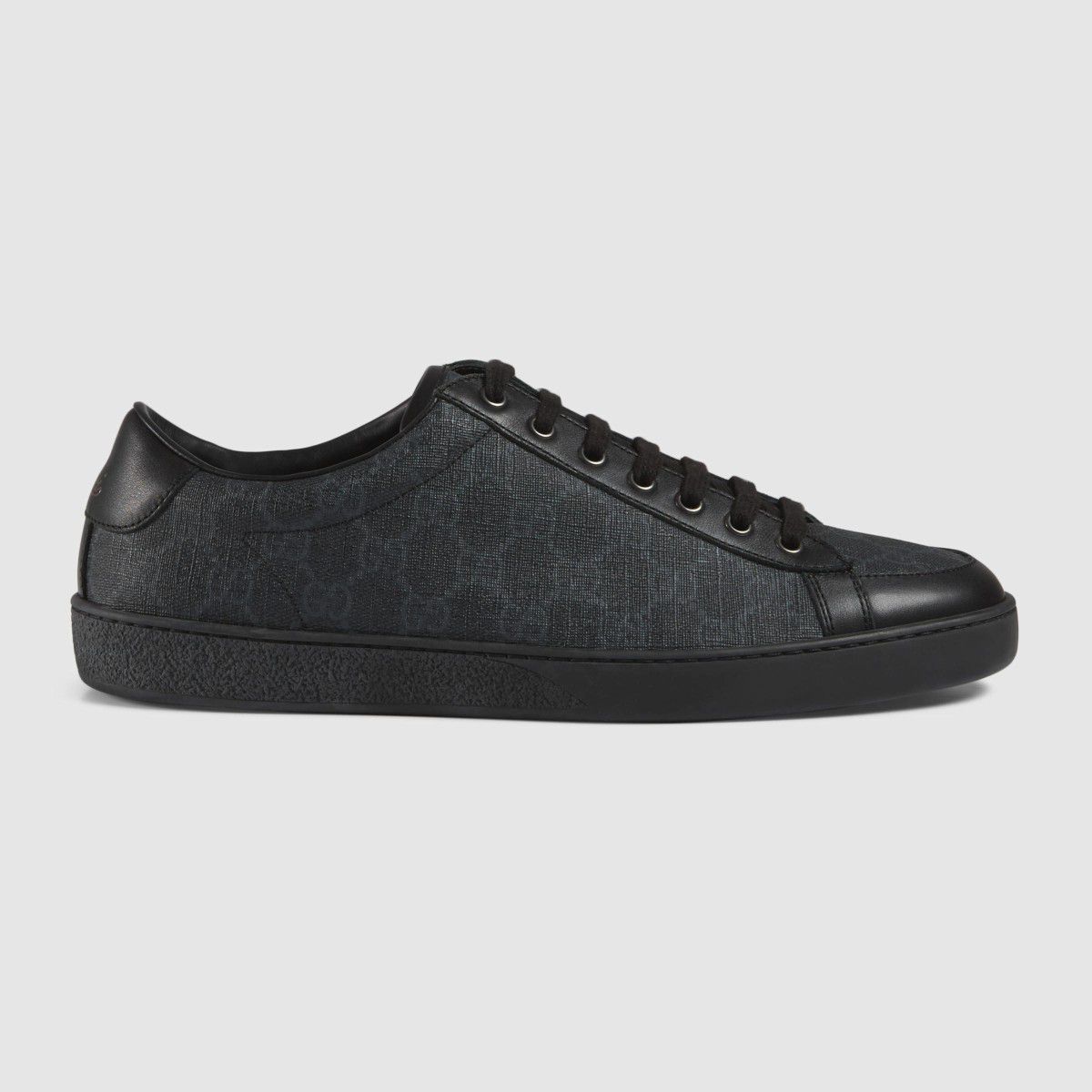 Men's Canvas and Leather Gucci Sneaker