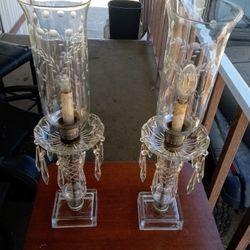 Vintage Hurricane Lamps