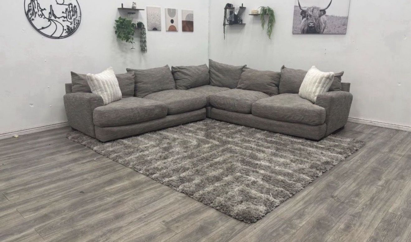 Gray Sectional Couch - Free Delivery