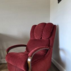 Beautiful Raspberry La-Z-Boy Rocking Recliner 